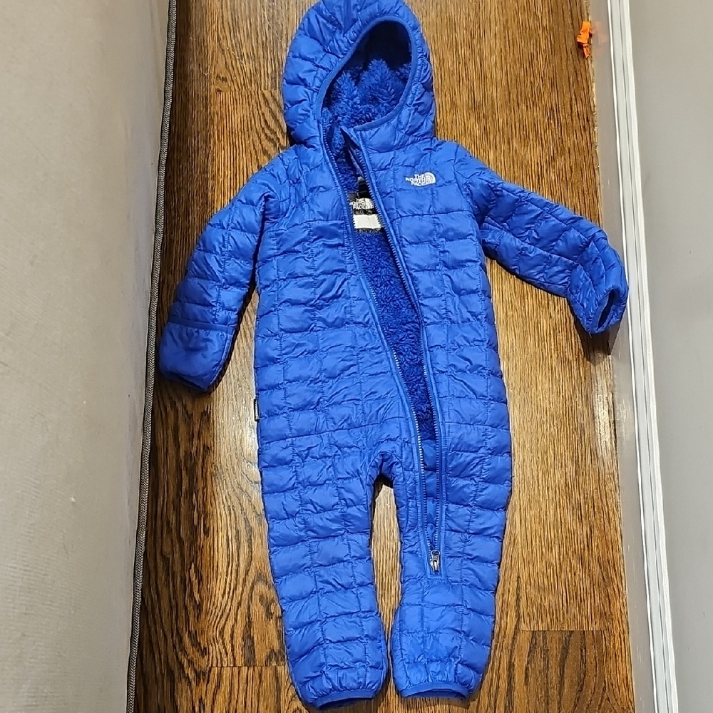 The North Face ThermoBall insulated Bright Blue Kids Footie